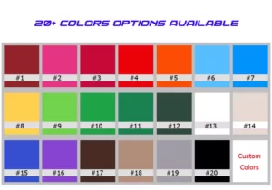 finisher bag colors chart