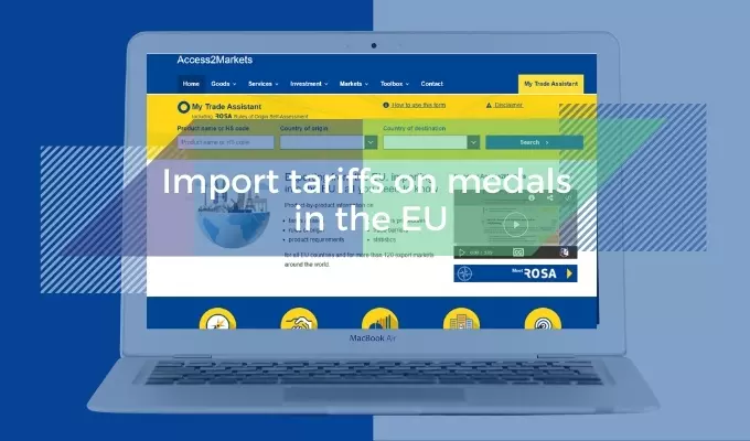 Tariffs on medals in the EU