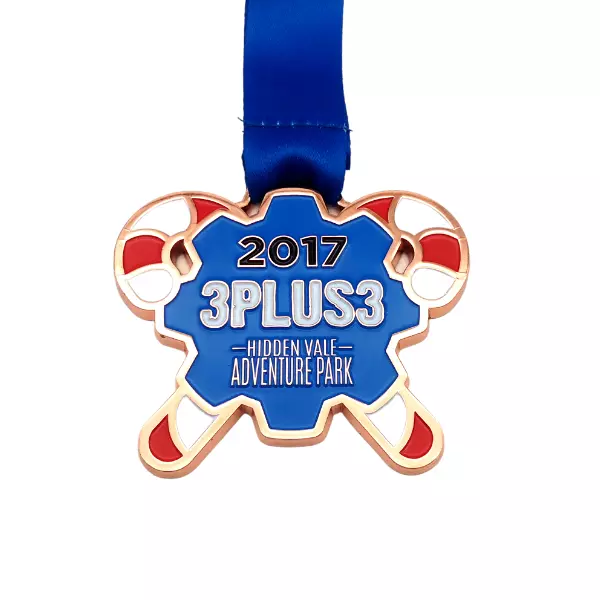 outdoor sports medal with color