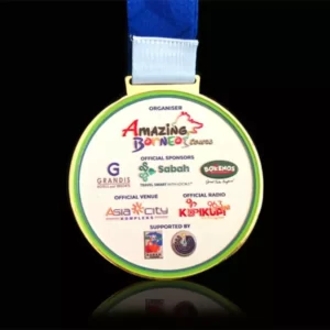 Gold UV print medal (2)