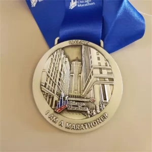 2019 Chicago marathon medal