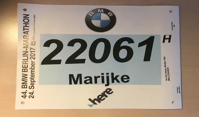 2017 Berlin marathon bib number