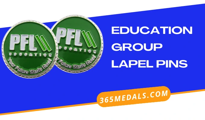 education group lapel pins