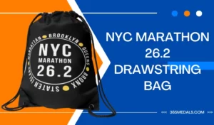 New York City half marathon drawstring bag