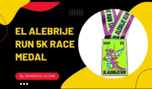 el alebrije run 5k race medal