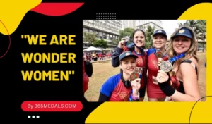 we are wonder women medal