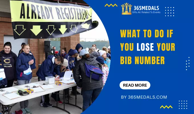What to do if you lose your bib number