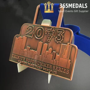 Summer series running bottle opener medal (2)