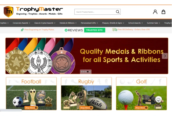 Top10 medal stores in UK-Trophymaster