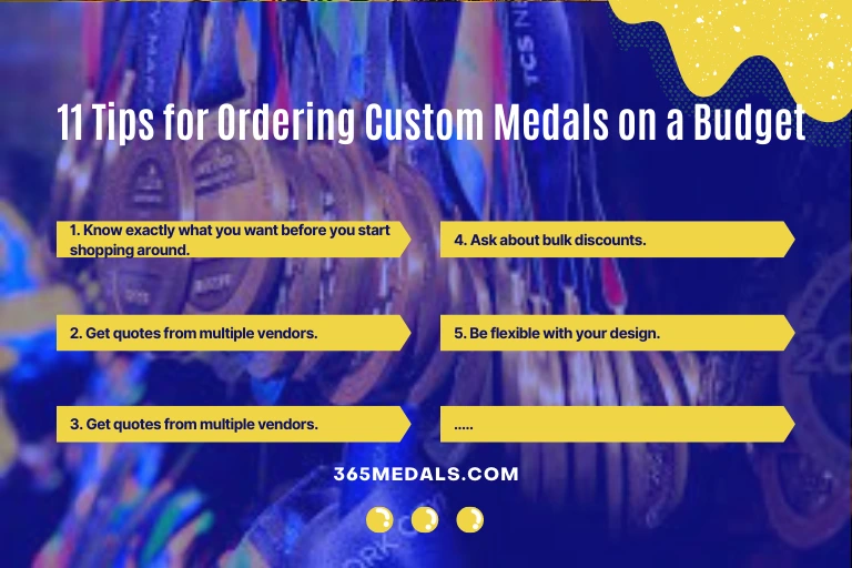 11 Tips for Ordering Custom Medals on a Budget