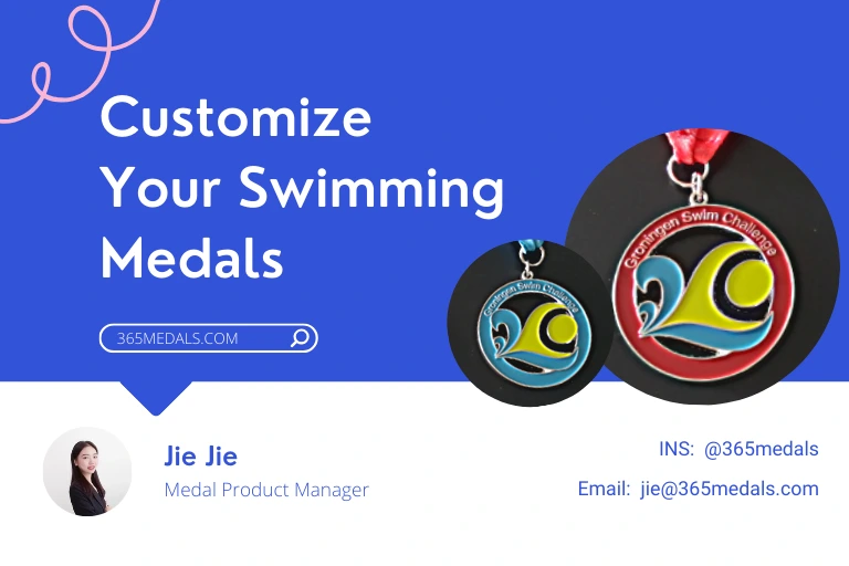 Customize Your Swimming Medals