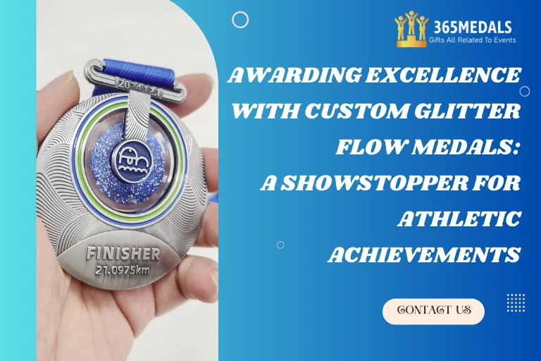 Awarding Excellence with Custom Glitter Flow Medals: A Showstopper for Athletic Achievements2