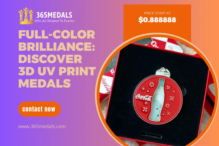 Full-Color Brilliance: Discover 3D UV Print Medals