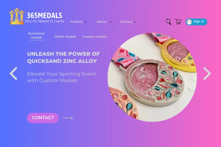 Unleash the Power of Quicksand Zinc Alloy: Elevate Your Sporting Event with Custom Medals
