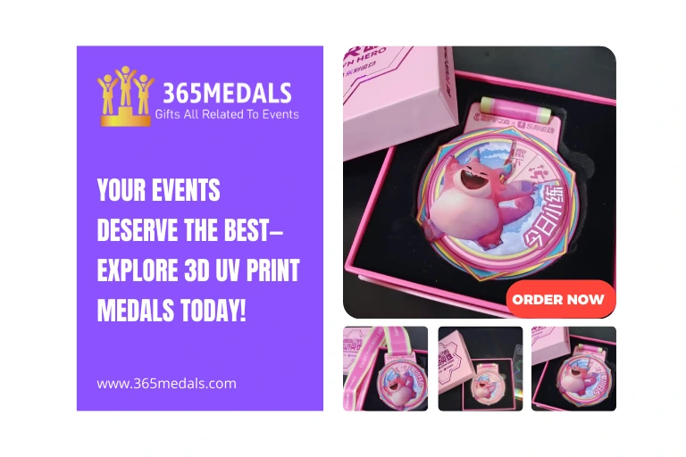 Your Events Deserve the Best—Explore 3D UV Print Medals Today!2