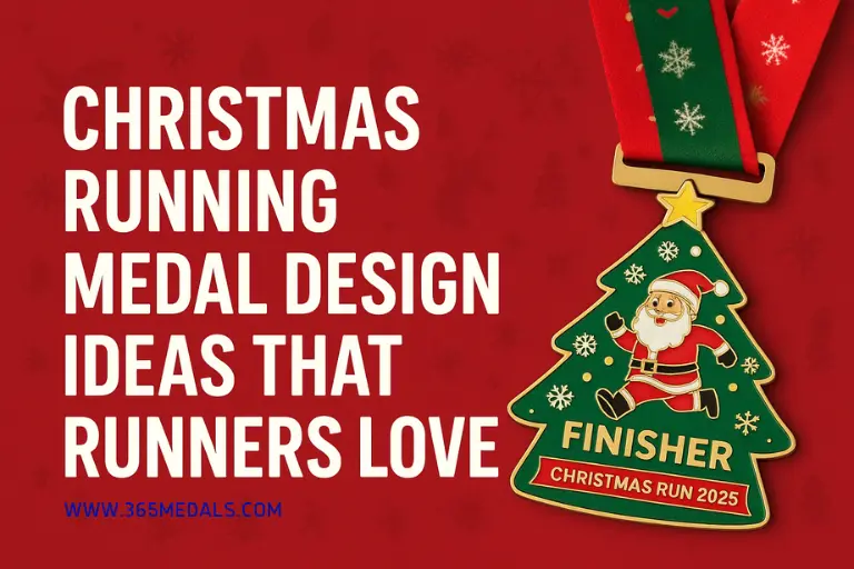 Christmas Running Medal Design Ideas That Runners Love