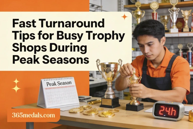 Fast Turnaround Tips for Busy Trophy Shops During Peak Seasons1