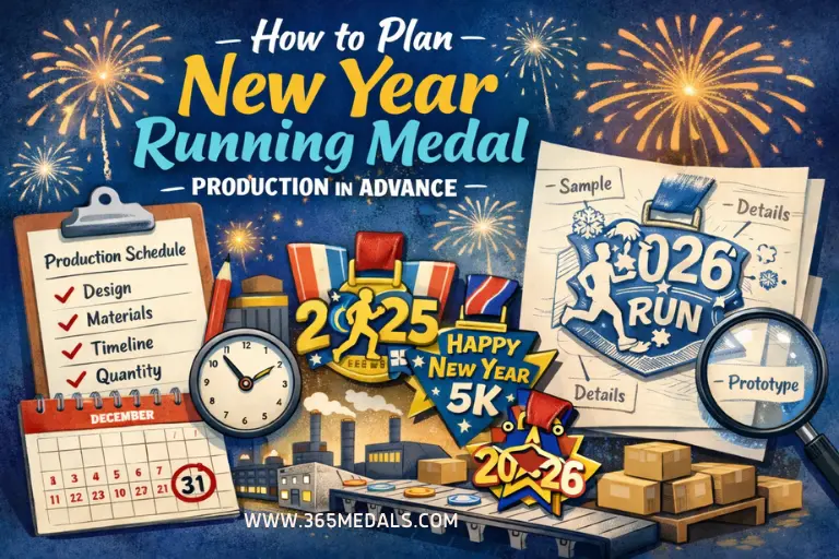 How to Plan New Year Running Medal Production in Advance