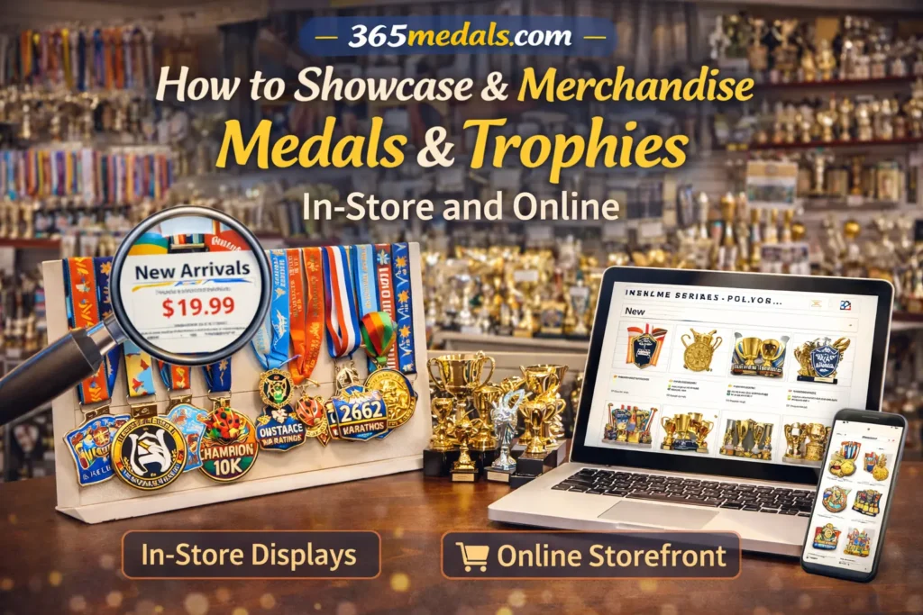 How to Showcase & Merchandise Medals & Trophies In-Store and Online
