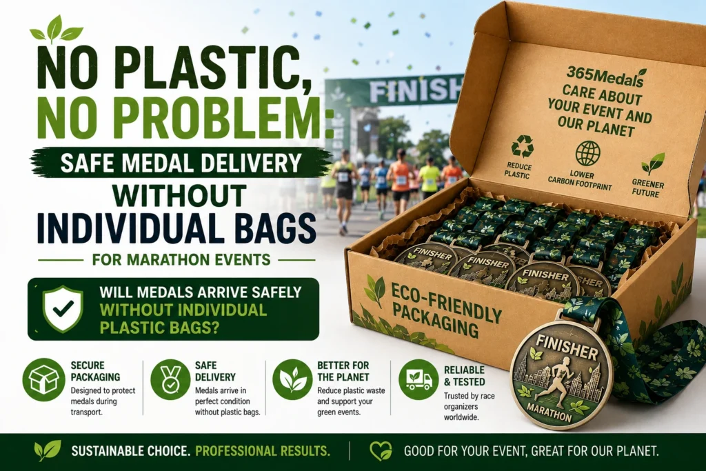No Plastic, No Problem: Safe Medal Delivery Without Individual Bags