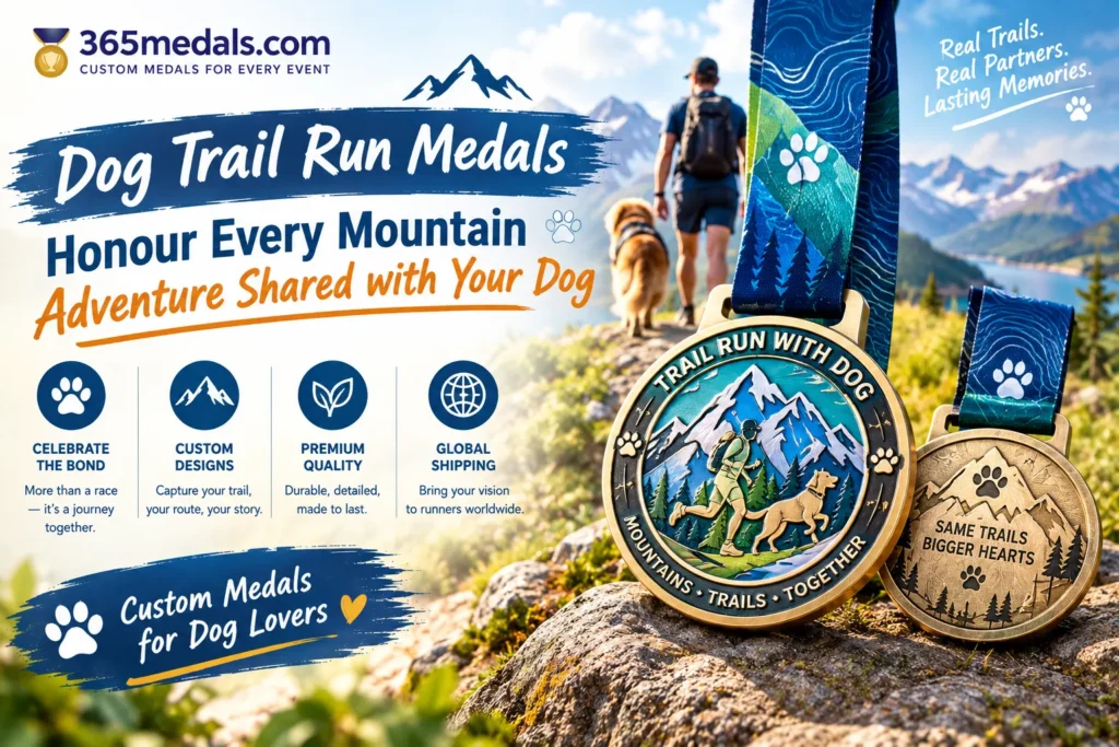 Dog Trail Run Medals | Honour Every Mountain Adventure Shared With Your Dog